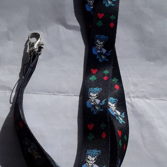 Most Popular Villain DC Comics The Joker One Size Lanyard with Clip - Picture 5 of 7